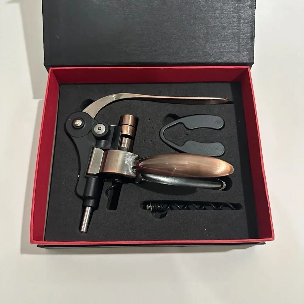 Vino Culto Black & Copper The Rabbit Wine Bottle Opener Set